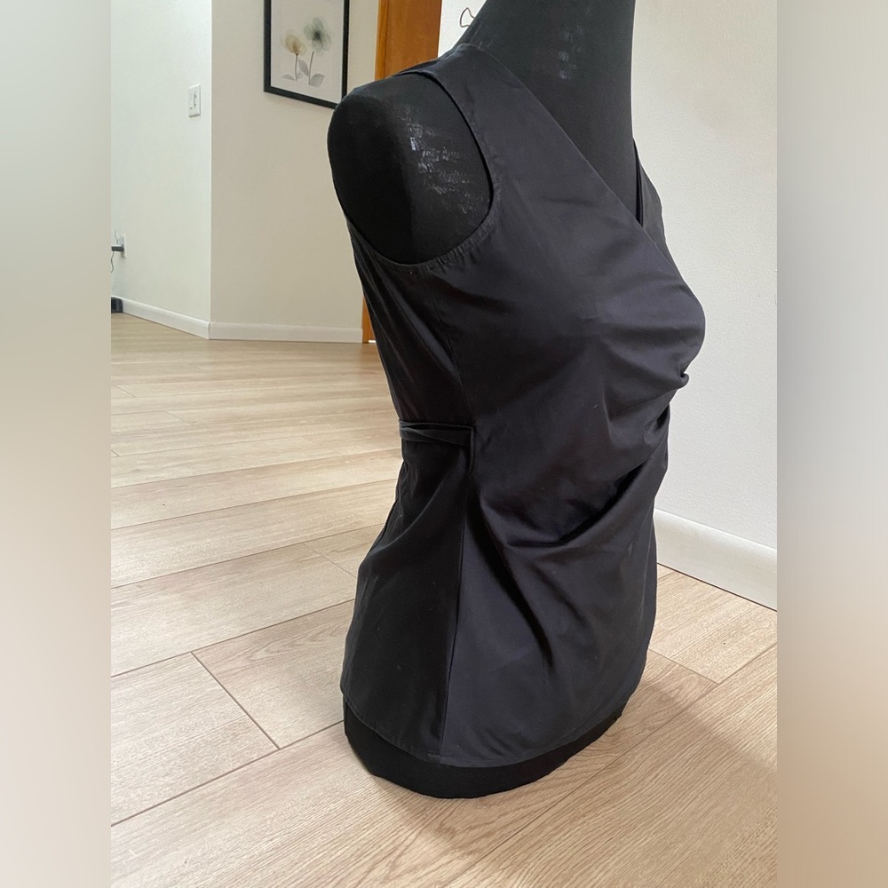 Ann Taylor size 0 black blouse